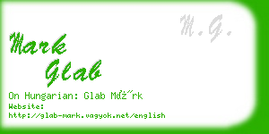mark glab business card